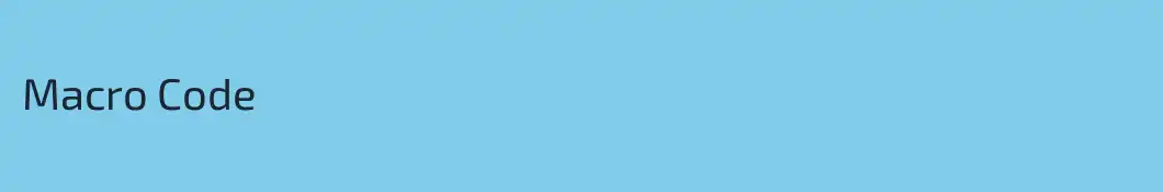 Macro Code
